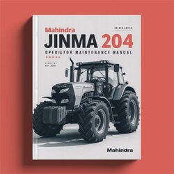 Mahindra Jinma 204 Tractor Operator Service Repair Workshop Manual PDF