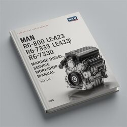 MAN D2876 R6-800 ( Le423) R6-730 Le433) Marine Diesel Engine Service Repair Workshop Manual PDF