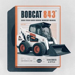 Bobcat 843 Skid Steer Loader Service Repair Workshop Manual PDF