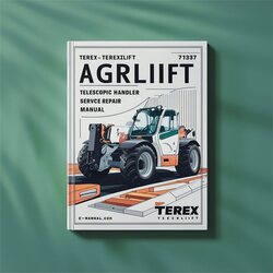 Terex Terexlift Agrilift 737-1037 Telescopic Handler Service Repair Workshop Manual PDF