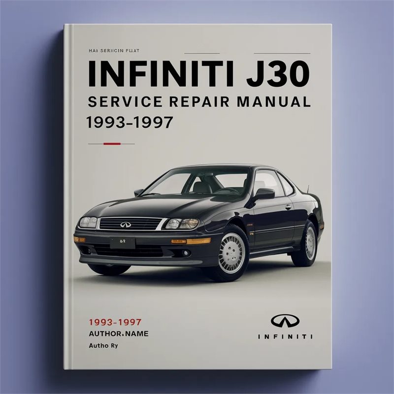 1993-1997 Infiniti J Models J30 Service Repair Workshop Manual PDF