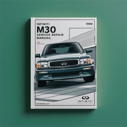 1990-1992 Infiniti M Models M30 Service Repair Workshop Manual PDF