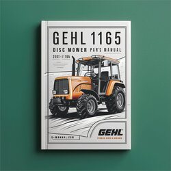 Gehl 1162/1165 Disc Mower Parts Catalog PDF