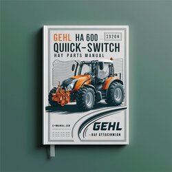 Gehl HA 600 Quick-switch Hay Attachment Parts Catalog PDF
