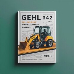 Gehl 342 362 Mini-excavator Parts Catalog PDF