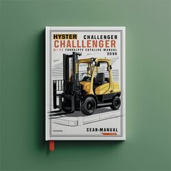Hyster Challenger H40.00c C117 Forklift Parts Catalog PDF