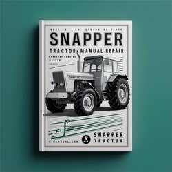 Snapper Tractor 1600 Service Repair Workshop Manual PDF
