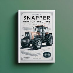 Snapper Tractor 1600 1650 1855 Service Repair Workshop Manual PDF