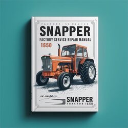 Snapper Tractor 1650 Service Repair Workshop Manual PDF