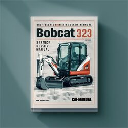 Bobcat 323 Mini Excavator Service Repair Workshop Manual PDF