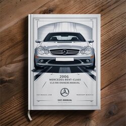 2006 Mercedes CLS Class Benz CLS-CLASS CLS500 Owners Owner's Manual PDF