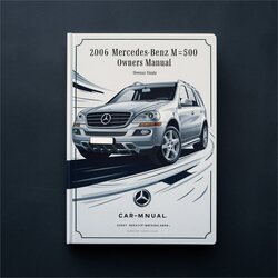 2006 Mercedes ML Class Benz M-CLASS ML500 Owners Owner's Manual PDF