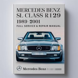 1989-2001 Mercedes SL Class Benz R129 Service Repair Workshop Manual PDF