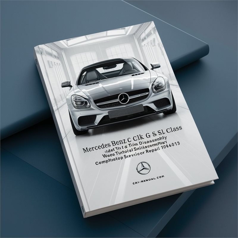 1994-2013 Mercedes SL Class Benz C, Cl, Clk, G, E, M, S, Maybach Body Trim Disassembly Service Repair Workshop Manual PDF