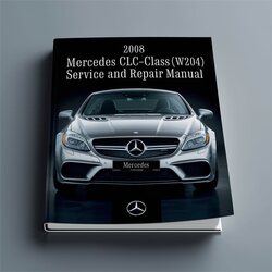 2008 Mercedes CLC Class CLC-CLASS (W204) Service Repair Workshop Manual PDF