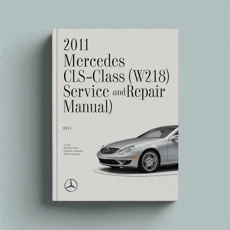 2011 Mercedes CLS Class CLS-CLASS (W218) Service Repair Workshop Manual PDF