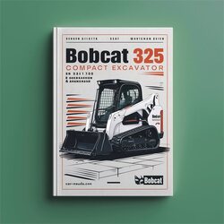 Bobcat 325 Compact Excavator SN 234111001 Above Operation Service Repair Workshop Manual PDF