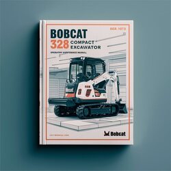 Bobcat 328 Compact Excavator SN 234211001 Above Operation Service Repair Workshop Manual PDF