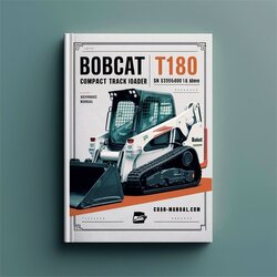 Bobcat T180 Compact Track Loader SN 531560001 Above Operation Service Repair Workshop Manual PDF