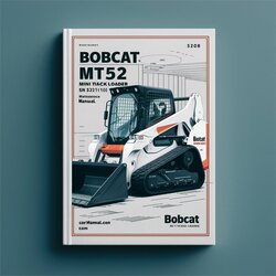 Bobcat MT52 Mini Track Loader SN 523711001 Above Operation Service Repair Workshop Manual PDF