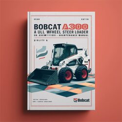 Bobcat A300 All Wheel Steer Loader SN A5gw11001-a5gw19999 Operation Service Repair Workshop Manual PDF