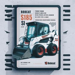 Bobcat S185 Turbo High Flow Skid Steer Loader SN 525011001 Above Operation Service Repair Workshop Manual PDF