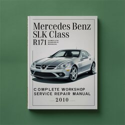 2010 Mercedes SLK Class Benz R171 Service Repair Workshop Manual PDF