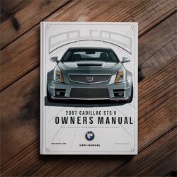 2007 Cadillac STS V Owners Owner's Manual PDF