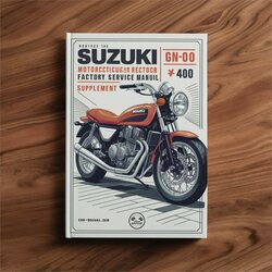 Suzuki GN Series GN400 Motorcycle Supplement-gn 400 Service Repair Workshop Manual PDF