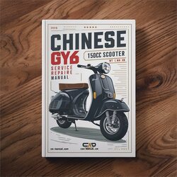 Chinese GY6 150CC Scooter WC 2ND Ed Service Repair Workshop Manual PDF