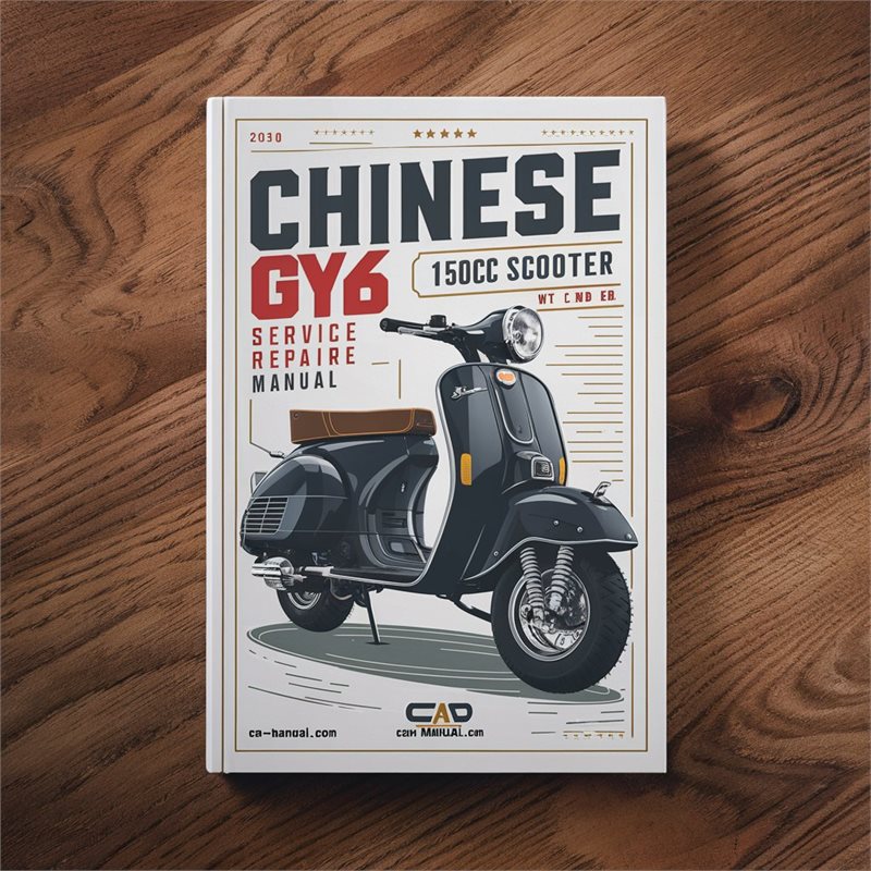 Chinese GY6 150CC Scooter WC 2ND Ed Service Repair Workshop Manual PDF