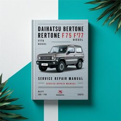 Daihatsu Bertone Rocky F70 F75 F77 Diesel Service Repair Workshop Manual PDF