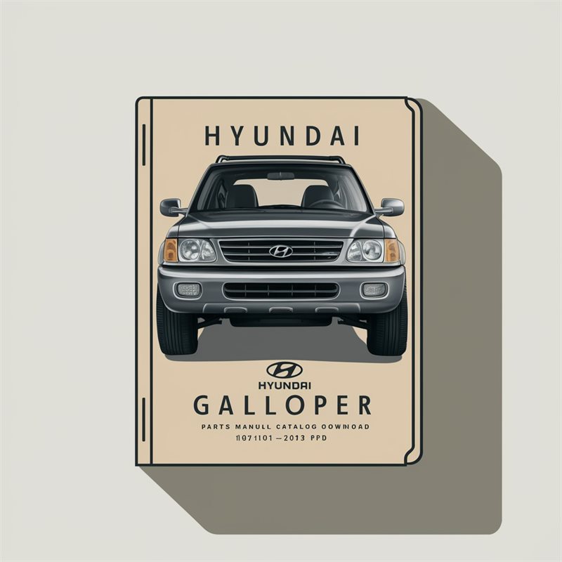 1991-2003 Hyundai Galloper Parts Catalog PDF