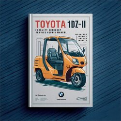 Toyota 1DZ-II Forklift Engine Service Repair Workshop Manual PDF