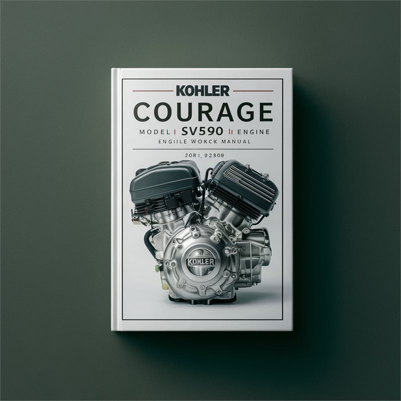 Kohler Courage Series Model SV590 19HP Engine Service Repair Workshop Manual PDF