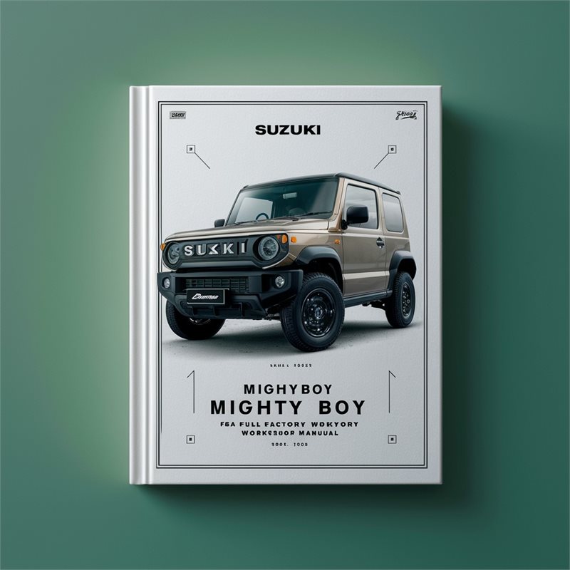 Suzuki Mighty Boy Mightyboy F5A Service Repair Workshop Manual PDF