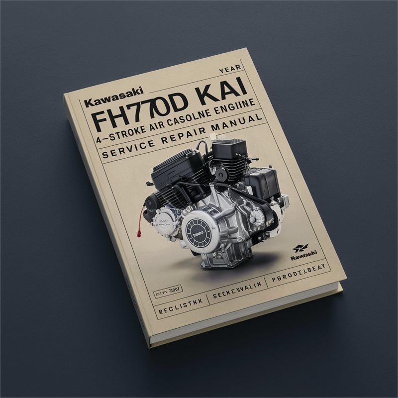 Kawasaki FH Series FH770D KAI 4-stroke Air-cooled Gasoline Engine Service Repair Workshop Manual PDF