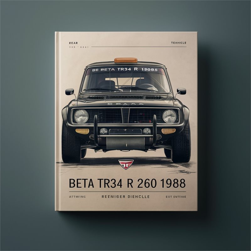 1988 Beta TR Models TR34 R 260 Italian Parts Catalog PDF