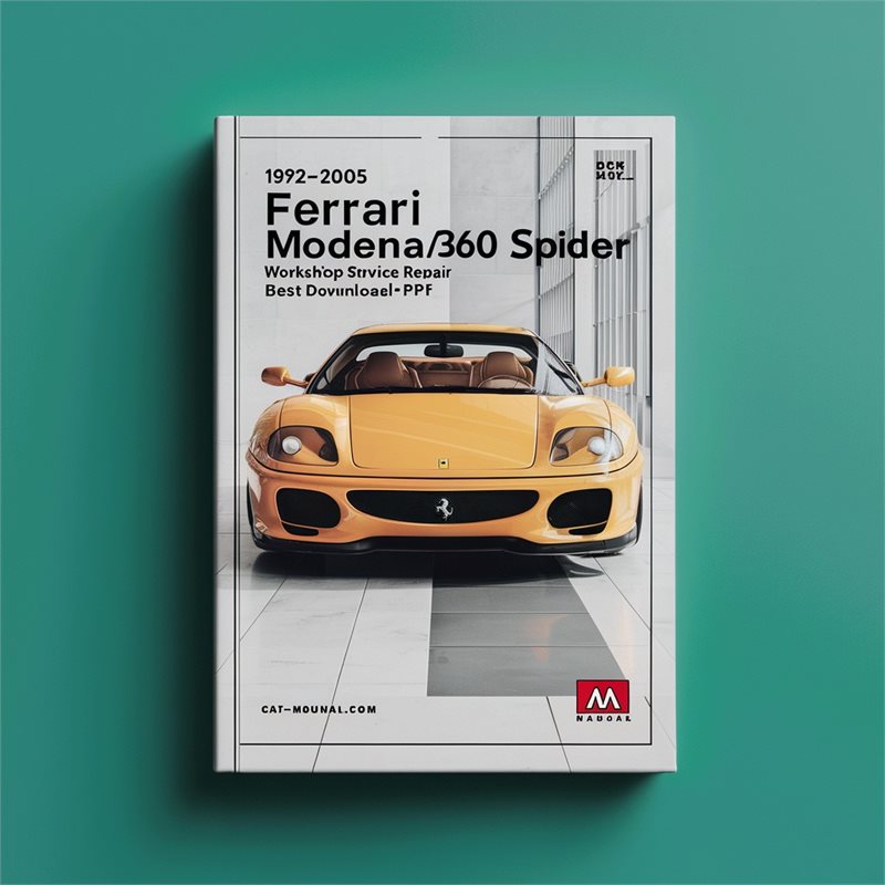 1992-2005 Ferrari 360 Modena/ Spider Best -1117mb Service Repair Workshop Manual PDF