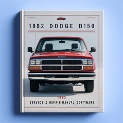 1992 Dodge D Series D150 Software Service Repair Workshop Manual PDF