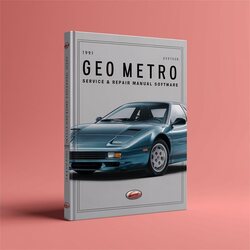 1991 Geo Metro Software Service Repair Workshop Manual PDF