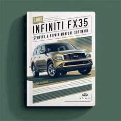 2006 Infiniti FX Models FX35 Software Service Repair Workshop Manual PDF