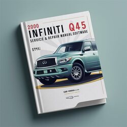 2000 Infiniti Q Models Q45 Software Service Repair Workshop Manual PDF