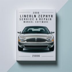 2006 Lincoln Zephyr Software Service Repair Workshop Manual PDF