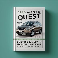 2005 Nissan Quest Software Service Repair Workshop Manual PDF