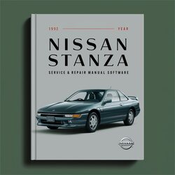 1992 Nissan Stanza Software Service Repair Workshop Manual PDF