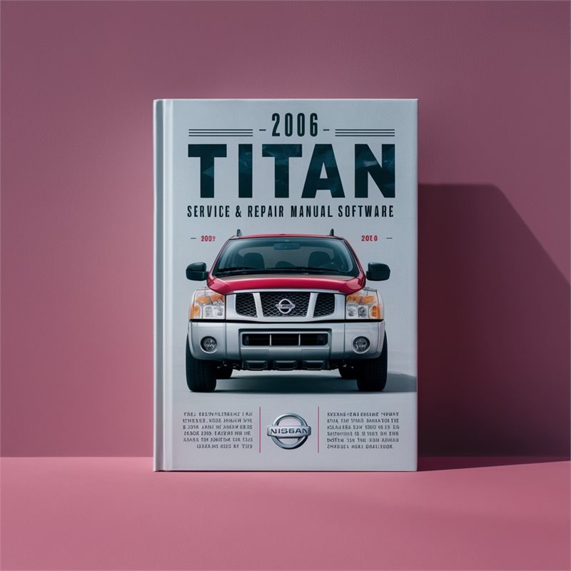 2006 Nissan Titan Software Service Repair Workshop Manual PDF