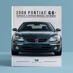 2008 Pontiac G6 Software Service Repair Workshop Manual PDF