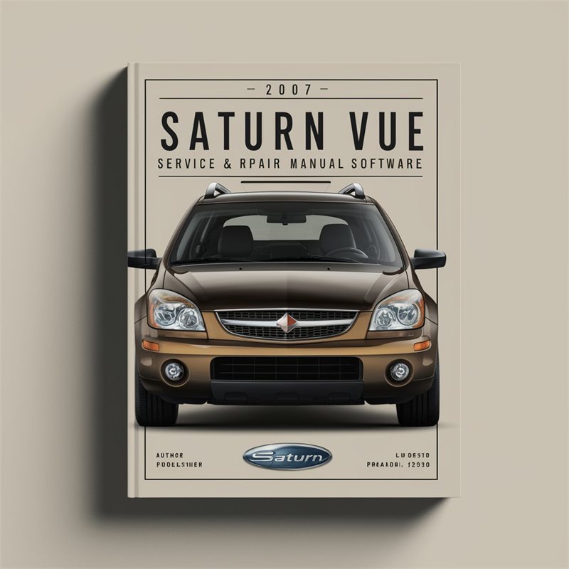 2007 Saturn Vue Software Service Repair Workshop Manual PDF