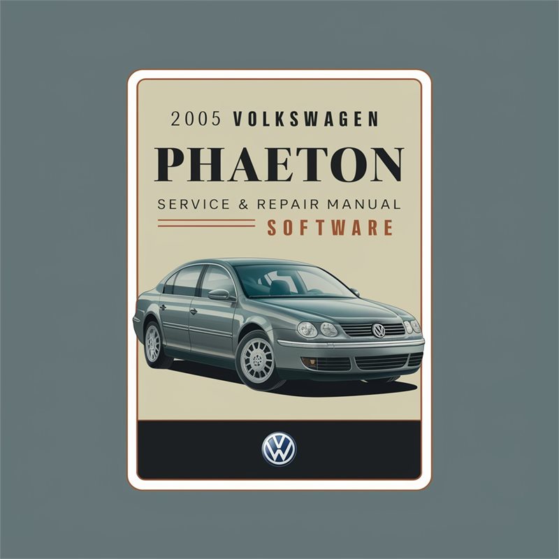 2005 Volkswagen Phaeton Software Service Repair Workshop Manual PDF